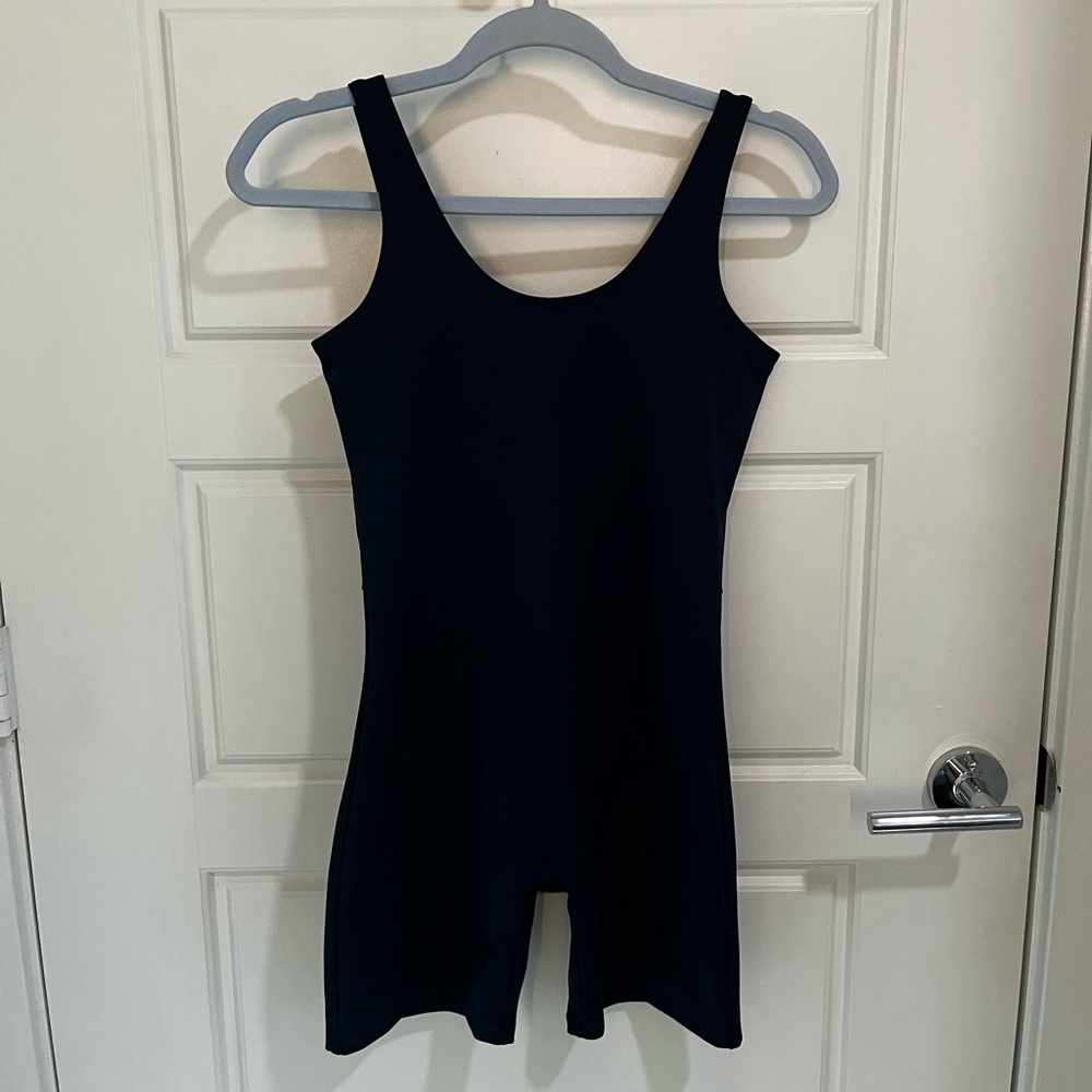 Girlfriend Collective Bike Unitard Midnight